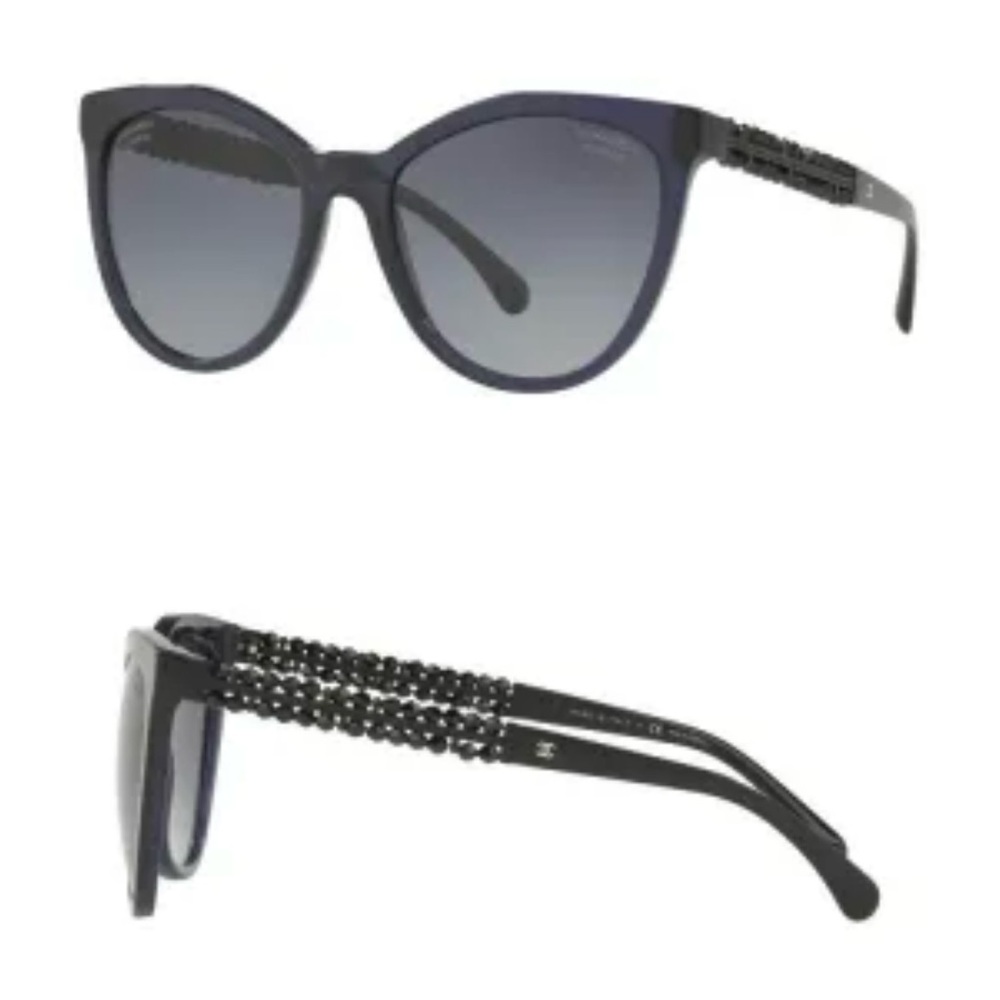 ⭐️⭐️SOLD⭐️⭐️ NEW, AUTHENTIC CHANEL Sunglasses 5376-B 1598/K4 Blue Frame Gradient